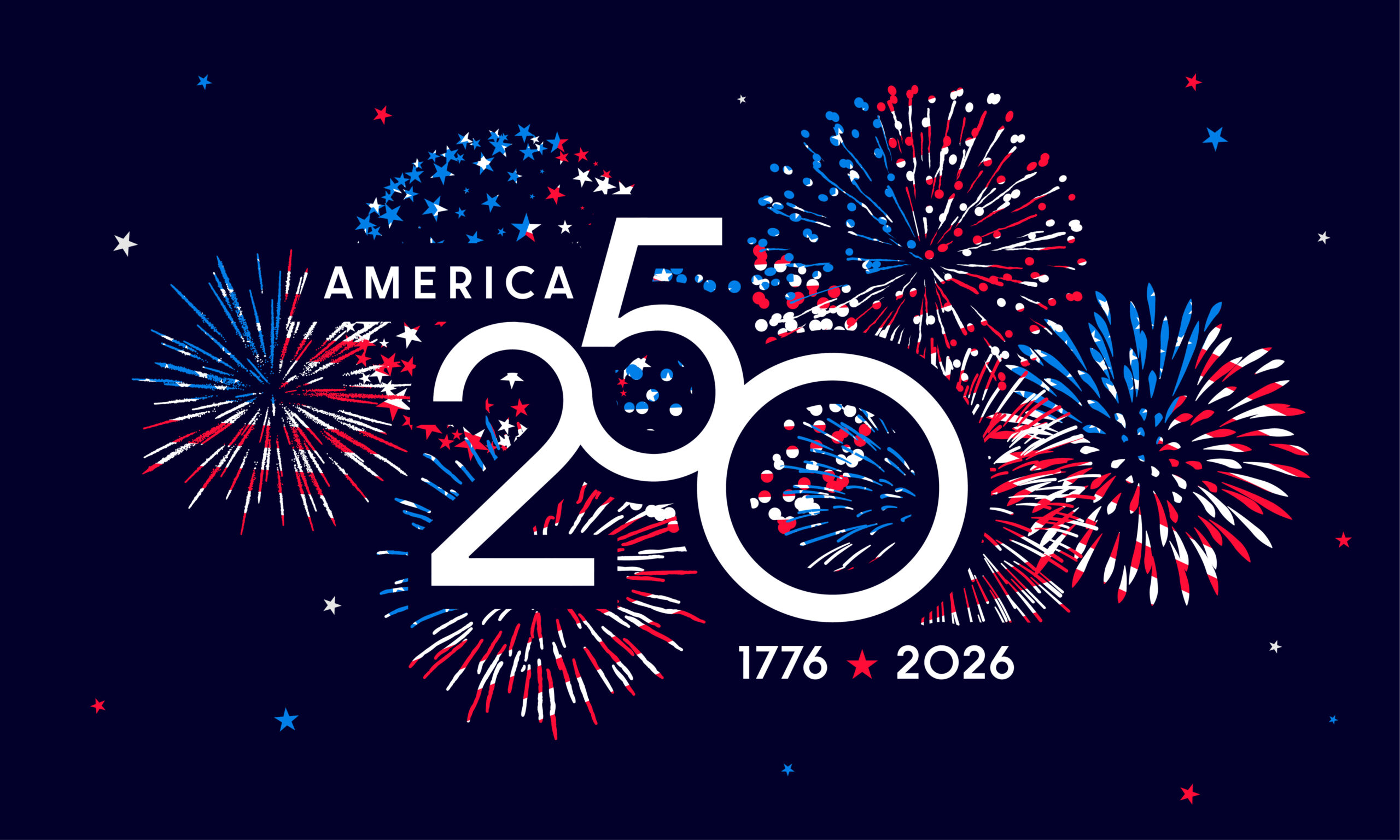 America 250 years anniversary, USA Independence, fireworks Celebrating 250 Years of Freedom... Including Freedom from the Scale